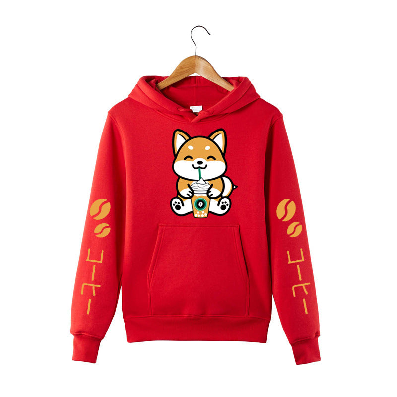 Harajuku Coffee Dog Hoodie|原宿コーヒードッグフーディ