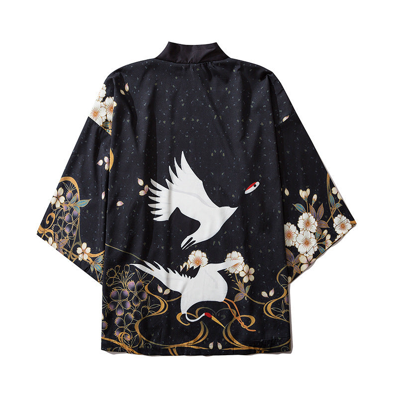 Sora Flow – Three-Quarter Sleeve Kimono