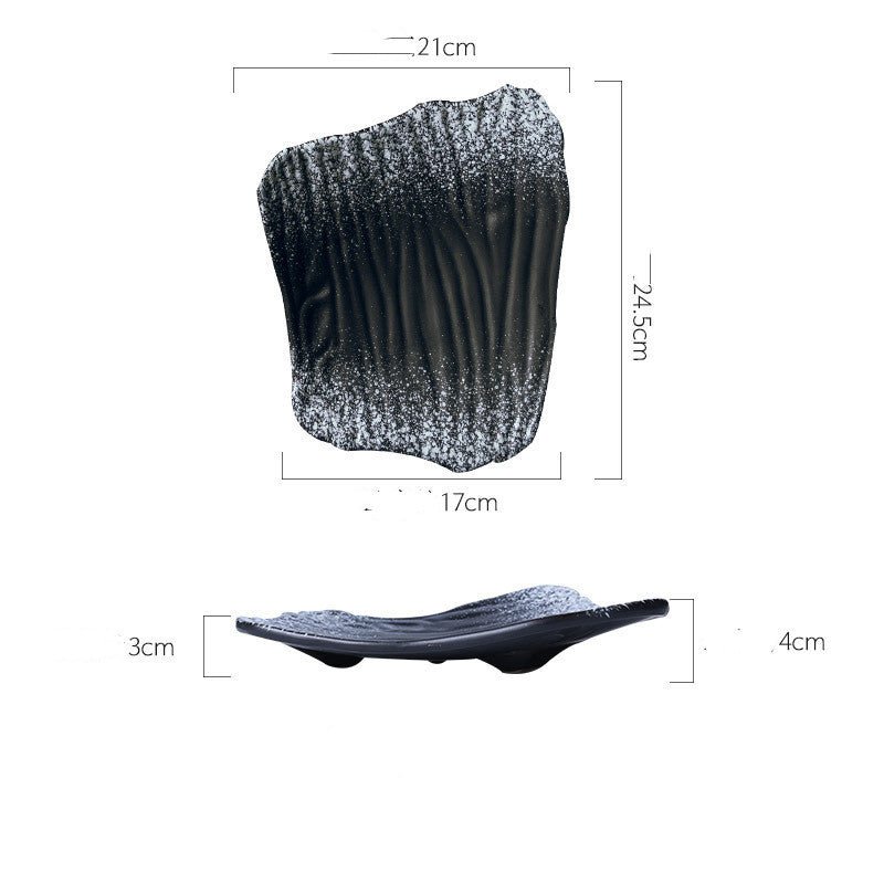 Creative Sushi Flat Plate – Irregular Shape Porcelain Plate
