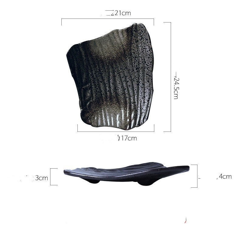 Creative Sushi Flat Plate – Irregular Shape Porcelain Plate