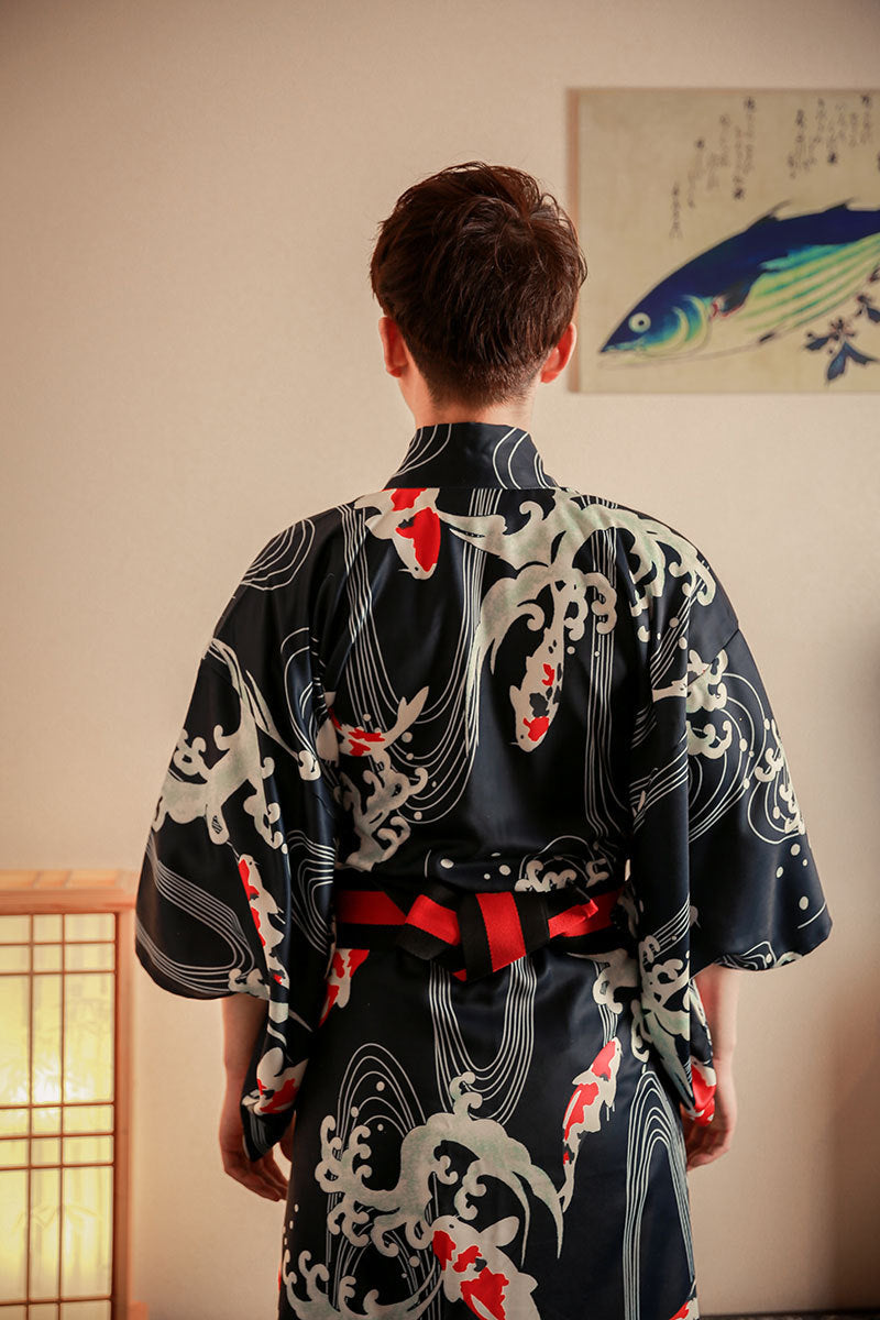 Koi Warrior Men’s Kimono Set|鯉武士 メンズ着物セット