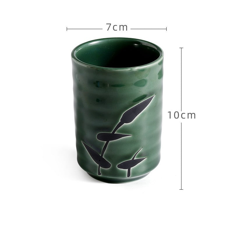 Japanese Retro Minimalist Hand-painted Mug