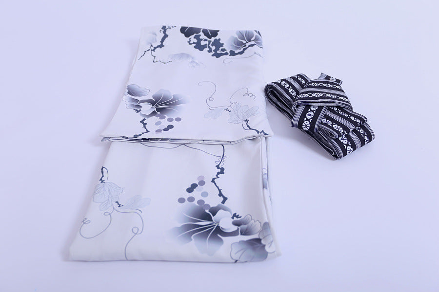 White Elegance Kimono Set