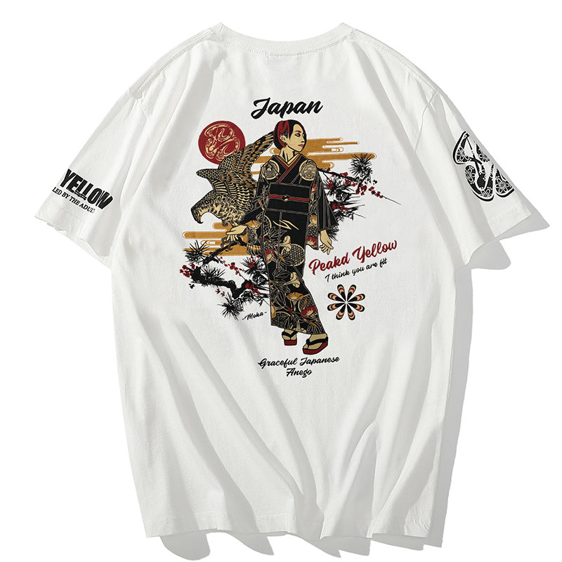 Japanese print T-shirt - 和風シャツ