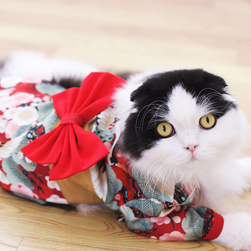 Kimono Pet Decoration Clothes