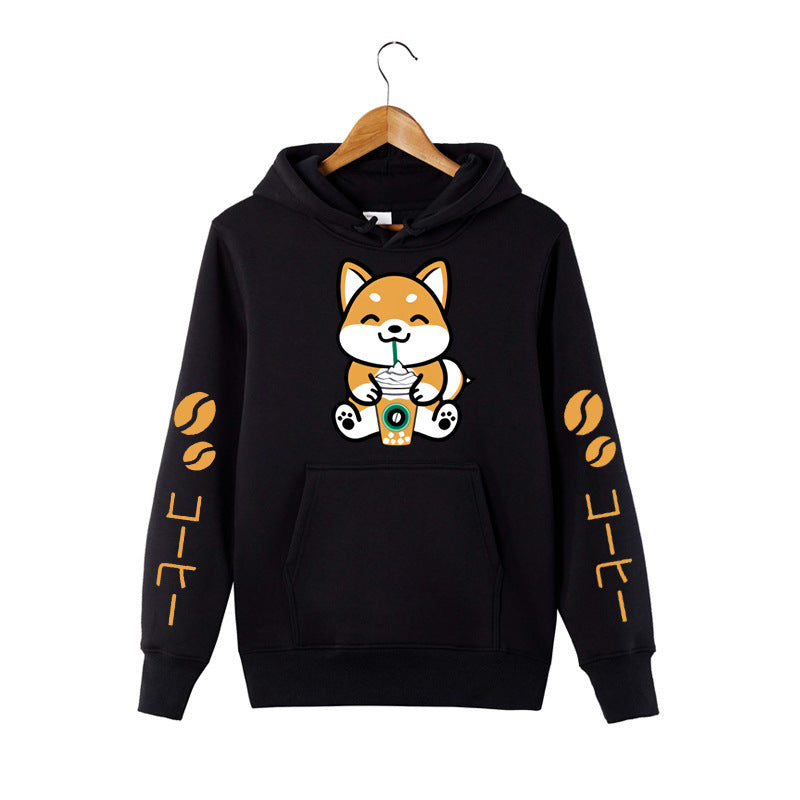 Harajuku Coffee Dog Hoodie|原宿コーヒードッグフーディ