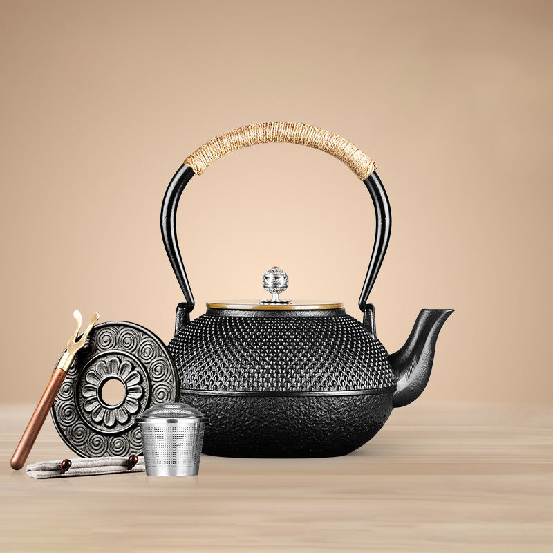 Handcrafted Nambu Tekki Cast Iron Kettle