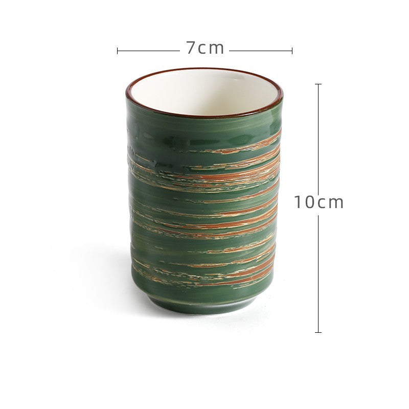 Japanese Retro Minimalist Hand-painted Mug