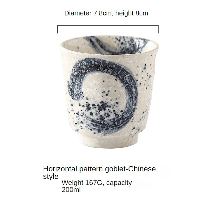 Taorou Japanese Hand-painted Vintage Ceramic Mug