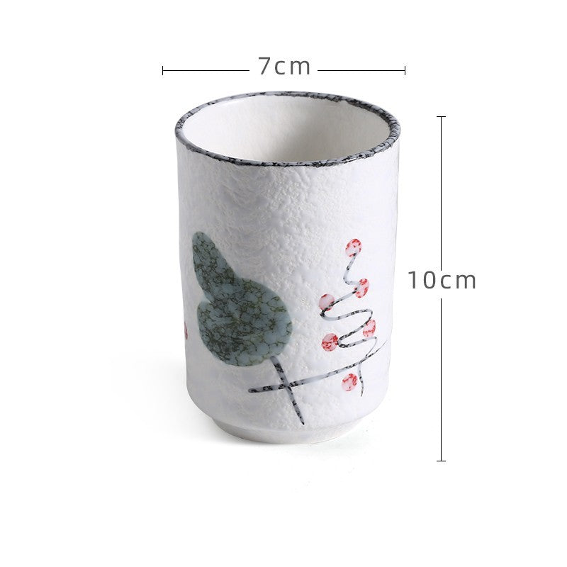Japanese Retro Minimalist Hand-painted Mug