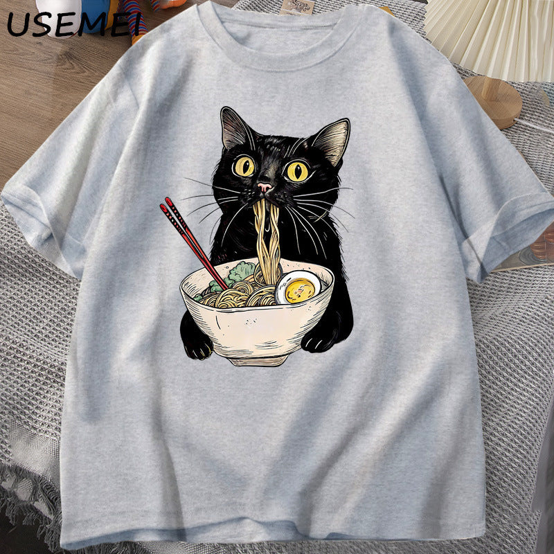 Ramen Cat Lover T Shirts