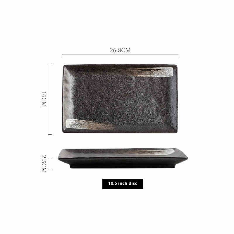 Lotus Edge Sushi Plate｜蓮口 長方皿