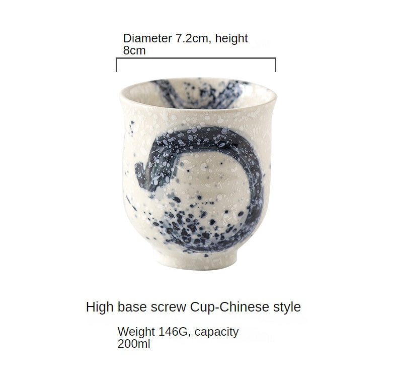 Taorou Japanese Hand-painted Vintage Ceramic Mug