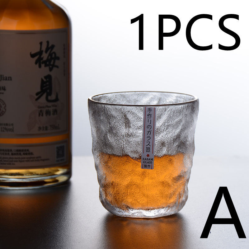 Japanese Mt Fuji Hand Made Glass Glacier Cup - 富士山グラス