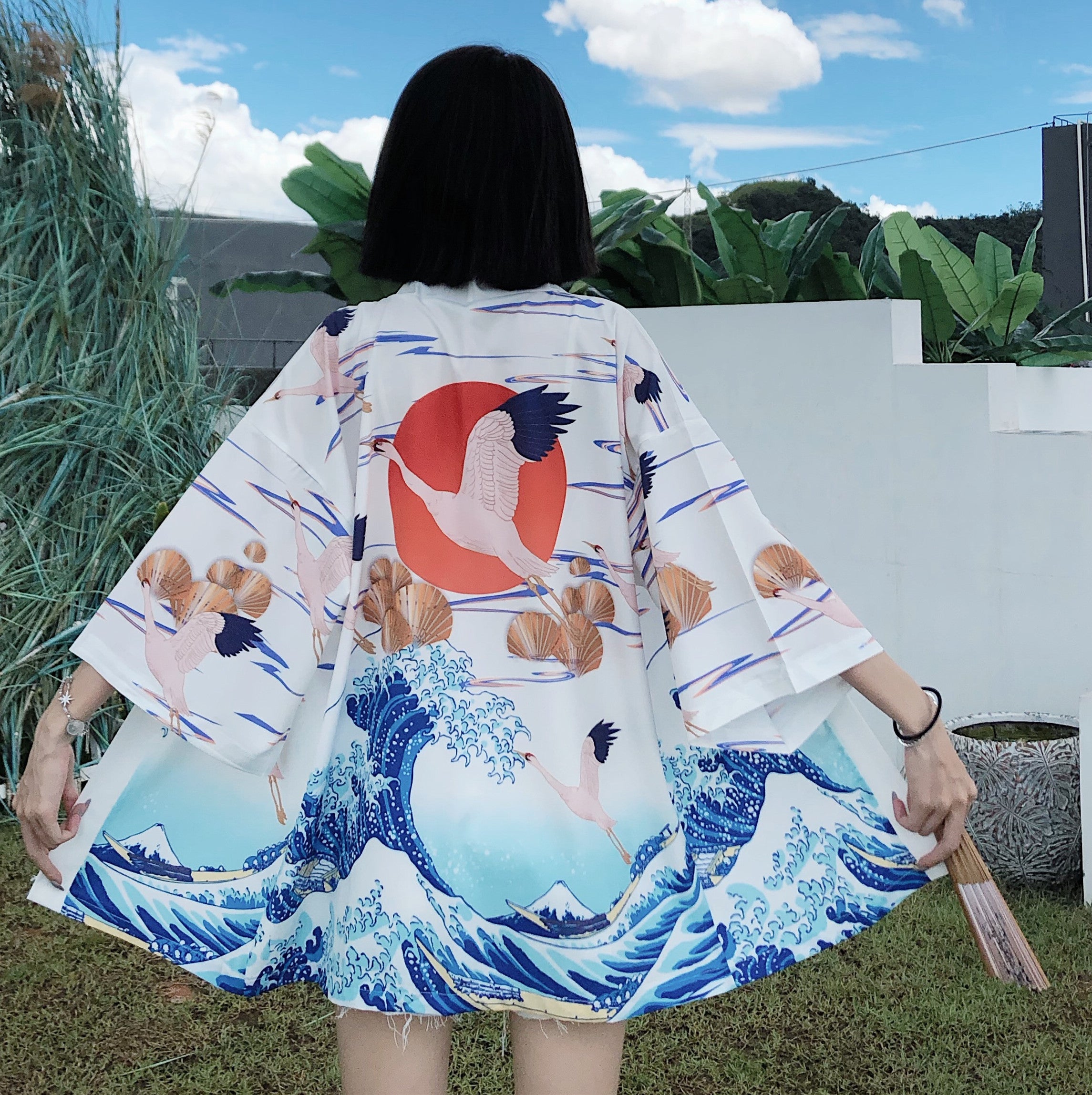 Pattern Kimono Sun Protection Cardigan