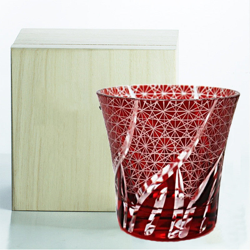 Ayaka Kiriko Crystal Glass｜彩華切子 ワイングラス