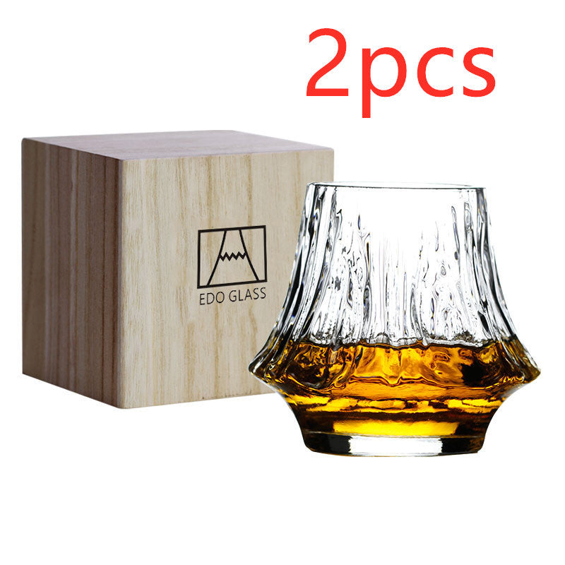 Whisky Glass Edo Glass Mt. Fuji Style｜江戸グラス 富士山スタイル ウイスキーグラス