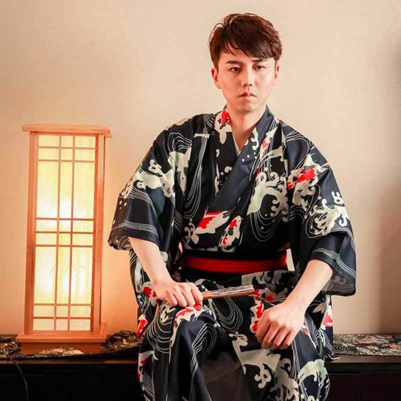 Koi Warrior Men’s Kimono Set｜鯉武士 メンズ着物セット