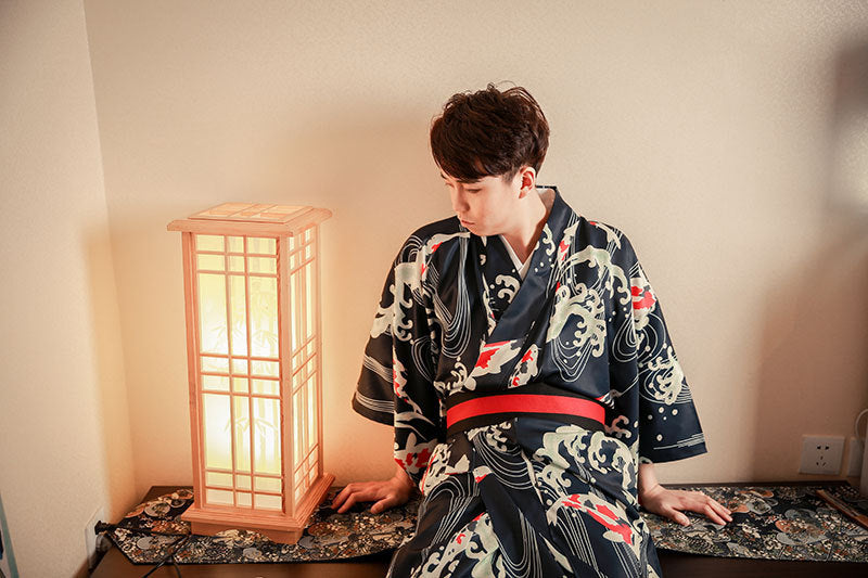 Koi Warrior Men’s Kimono Set｜鯉武士 メンズ着物セット