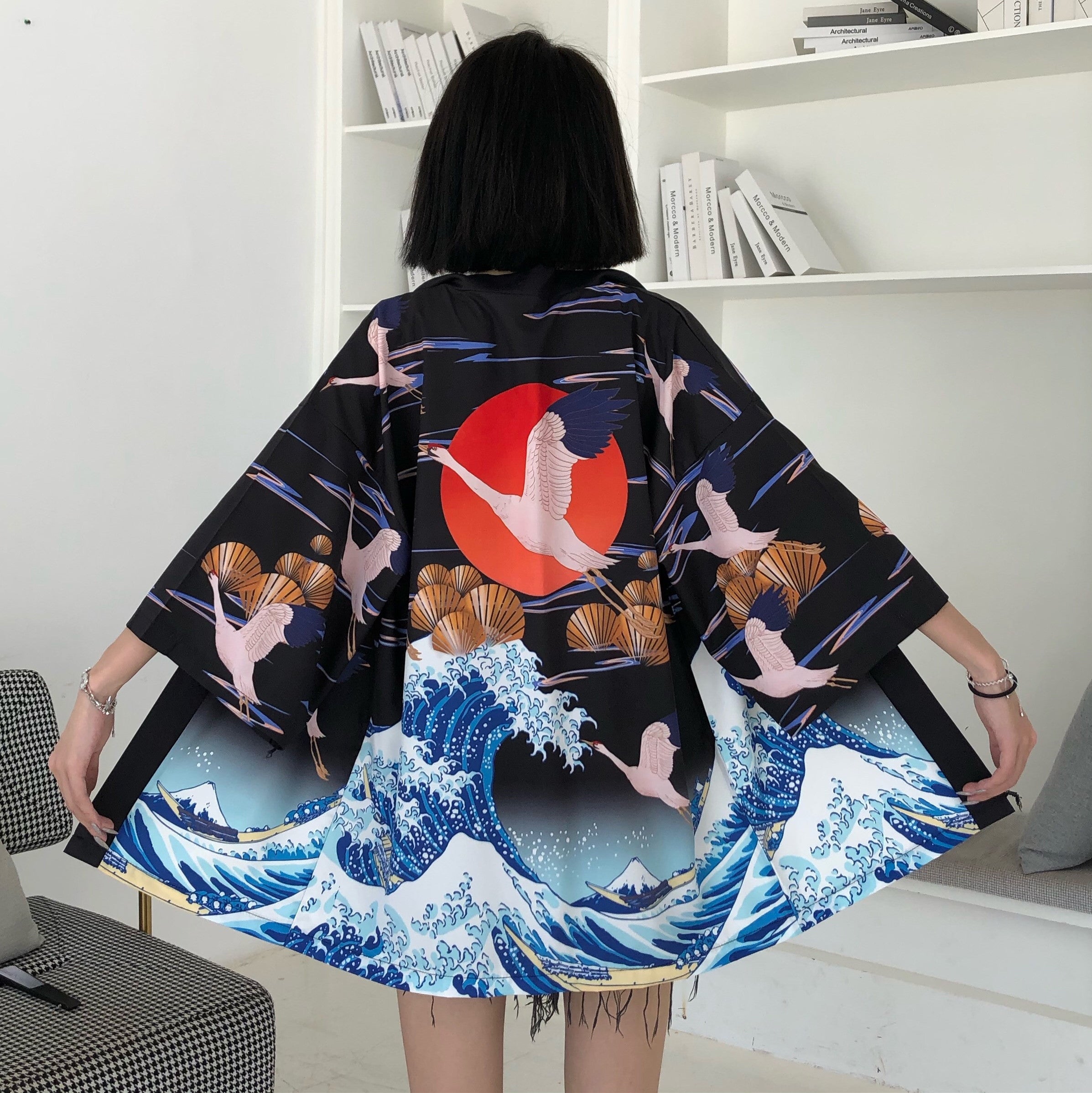 Pattern Kimono Sun Protection Cardigan