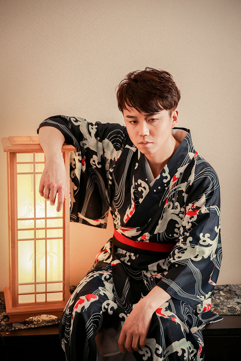 Koi Warrior Men’s Kimono Set｜鯉武士 メンズ着物セット