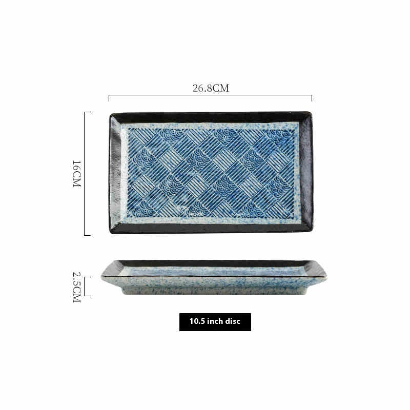 Lotus Edge Sushi Plate｜蓮口 長方皿