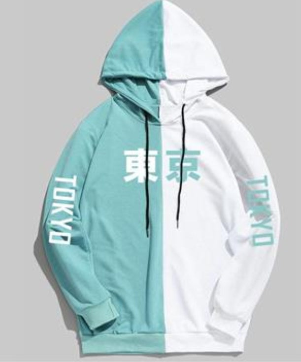 Cool Tokyo Print Harajuku Pullover Hoodie – Thin Sweatshirt