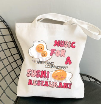 Sushi House Soundwave Canvas Tote