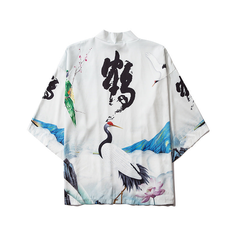 Sora Flow – Three-Quarter Sleeve Kimono