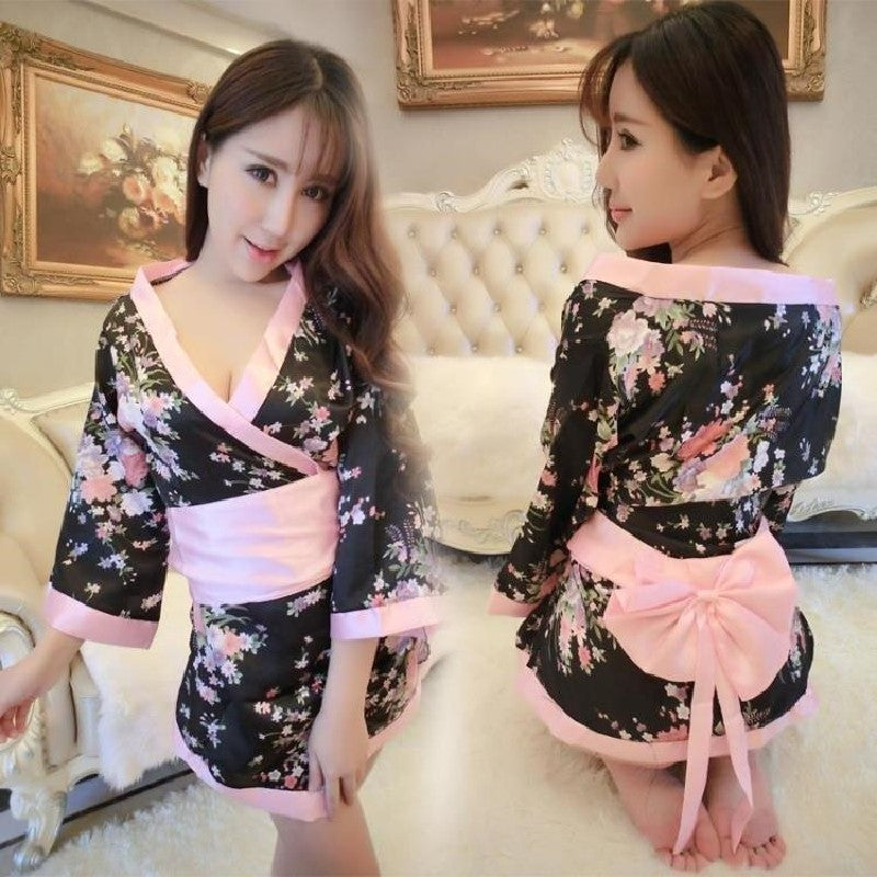 Kimono Floral Sexy Pajamas