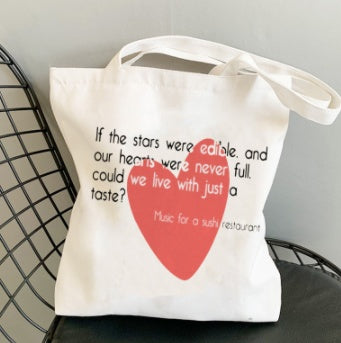 Sushi House Soundwave Canvas Tote