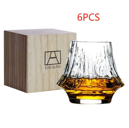 Whisky Glass Edo Glass Mt. Fuji Style｜江戸グラス 富士山スタイル ウイスキーグラス