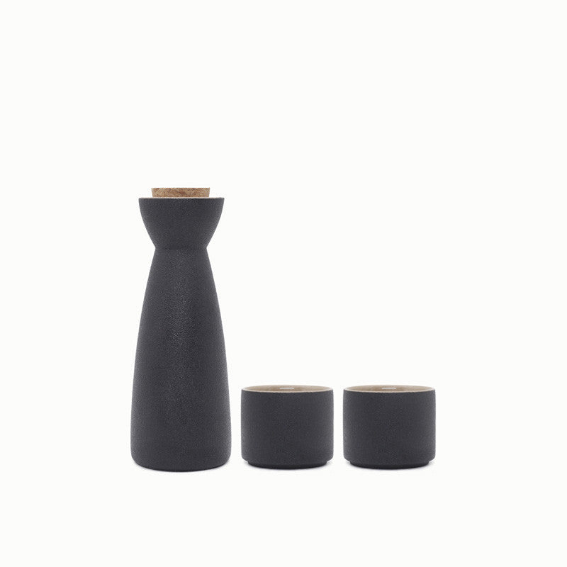 Japanese Zen Ink Style Ceramic Sake Set Home